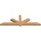 Ekena Millwork Kennewick Timber Gable Bracket, Western Red Cedar, 96"W x 32"H x 5 1/2"D x 5 1/2"F, 8/12 Pitch GBW096X32X0606KEN00SWR - alternate 2